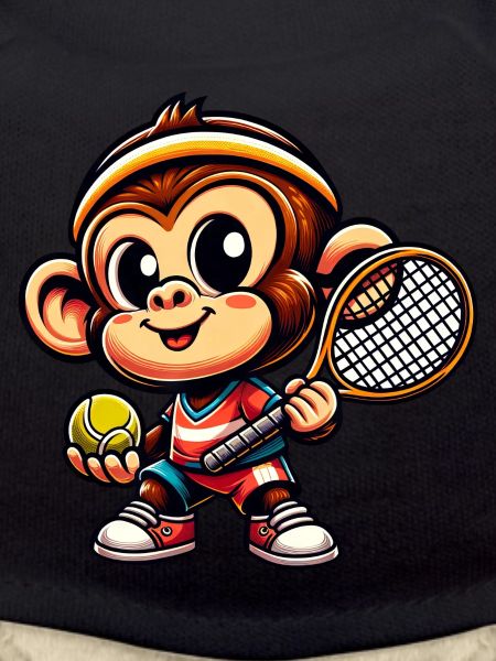 Tennis-playing chimpanzee