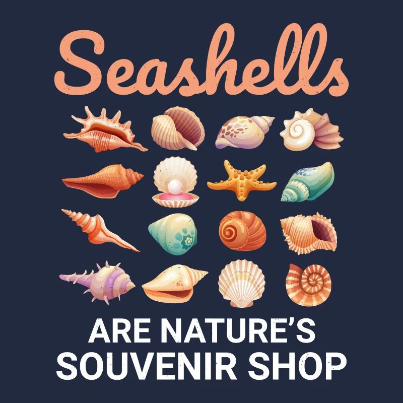 Seashells Collector Beachcomber Sea Shell Ocean