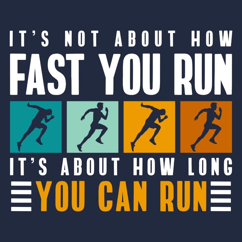 Marathonläufer Sprinter