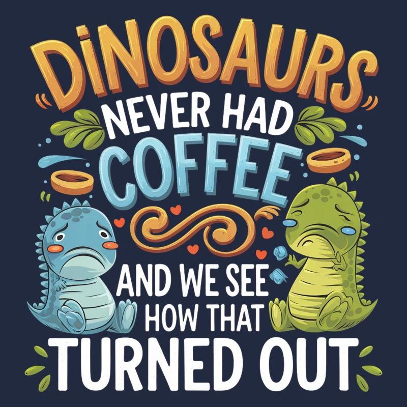 Dinosaurs Didn't Drink Coffee Look What Happened 9