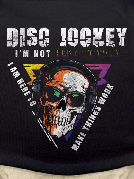 Disc jockey disco atmosphere