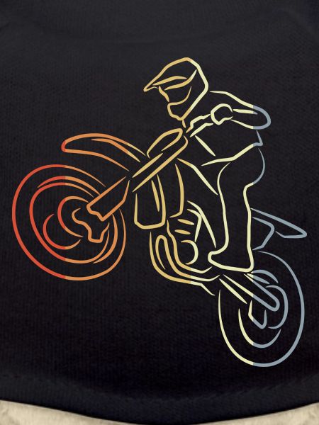 Motocross Line Drawing