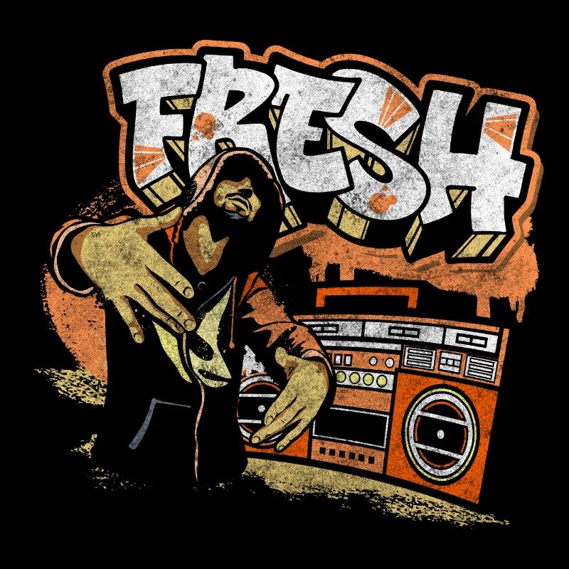 Graffiti Kunst Streetwear Einzigartig