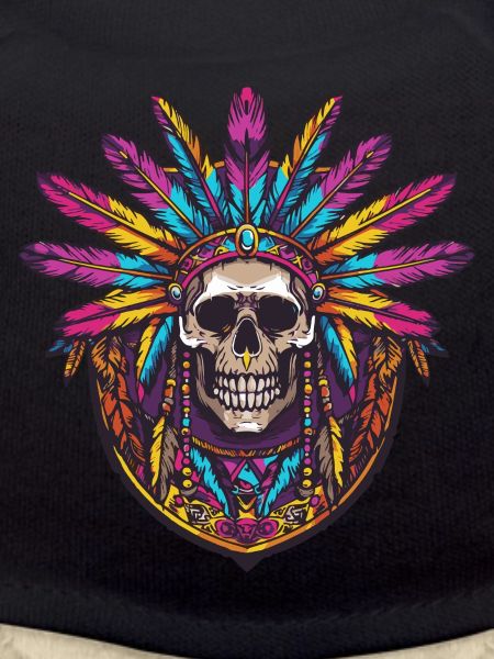 Indianer Skull Wappen