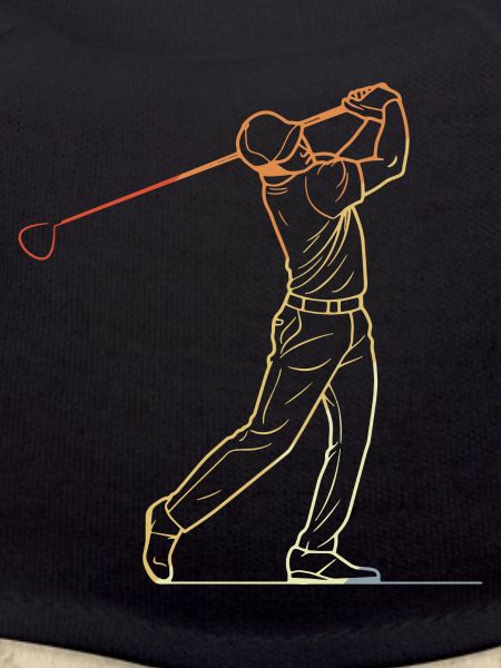 Golfspieler Line Art