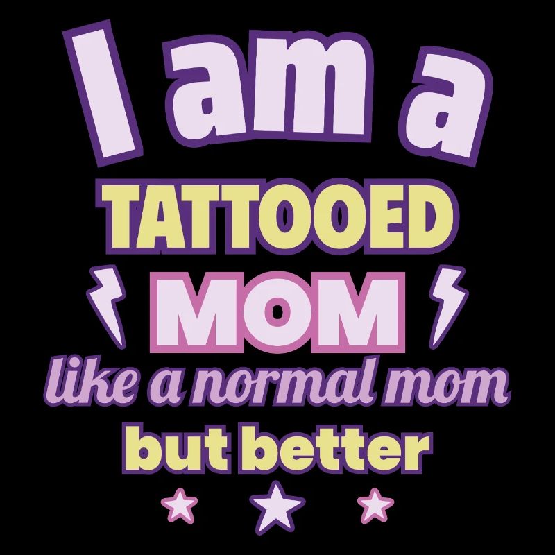 Maman tatouée, Cadeau de fête des mères, Art