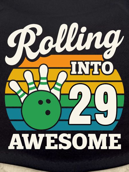 Bowling 29th Birthday Celebration Graphic