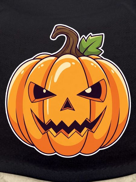 Tête de citrouille effrayante Halloween