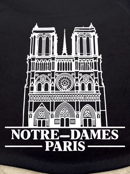 Notre-Dame Paris Gothic Silhouette