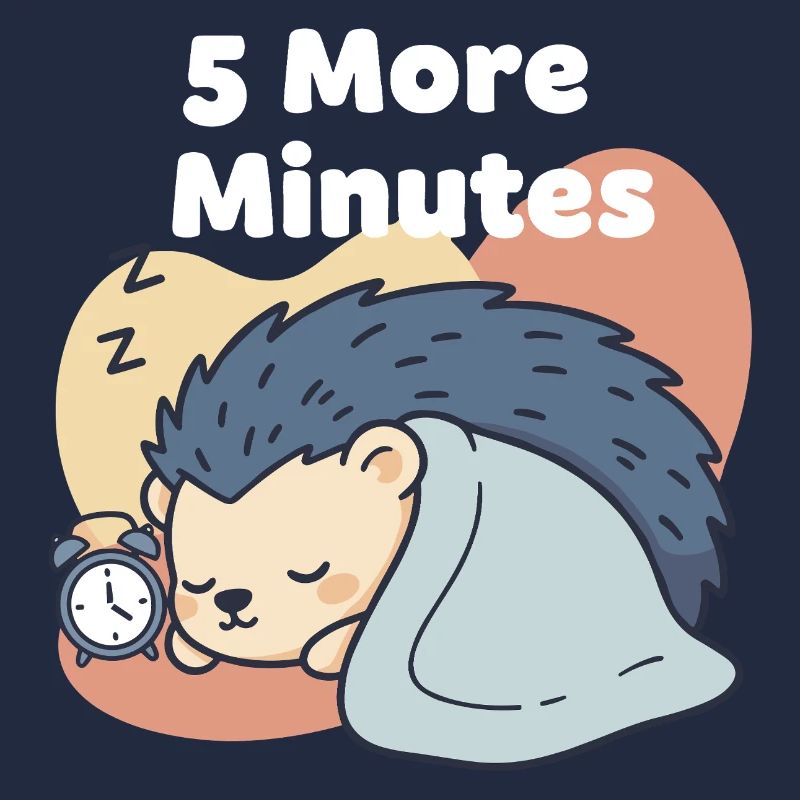 Encore 5 minutes à dormir hérisson
