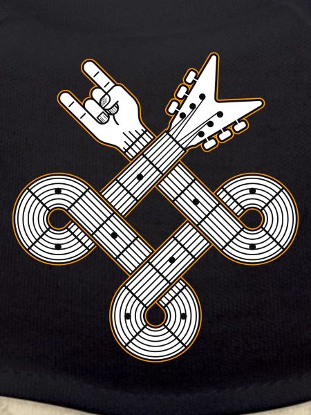 Interlaced Guitar Celtic Knot