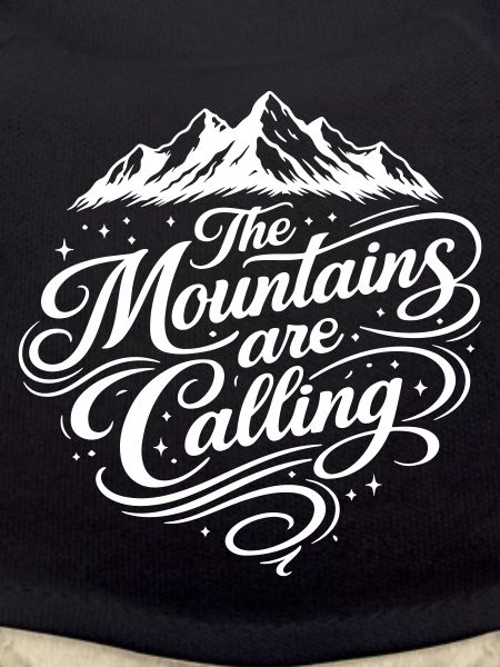Die Berge Rufen Spruch