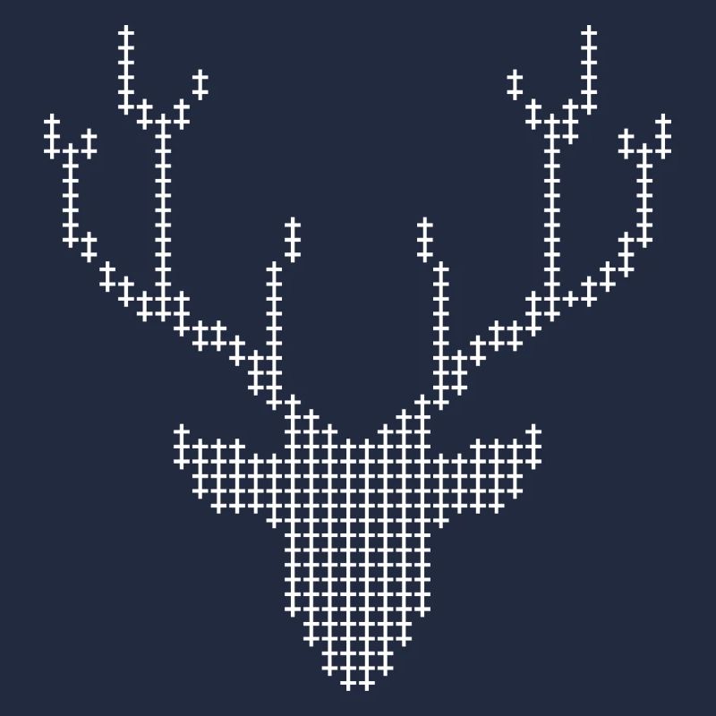 Bois de cerf pixel