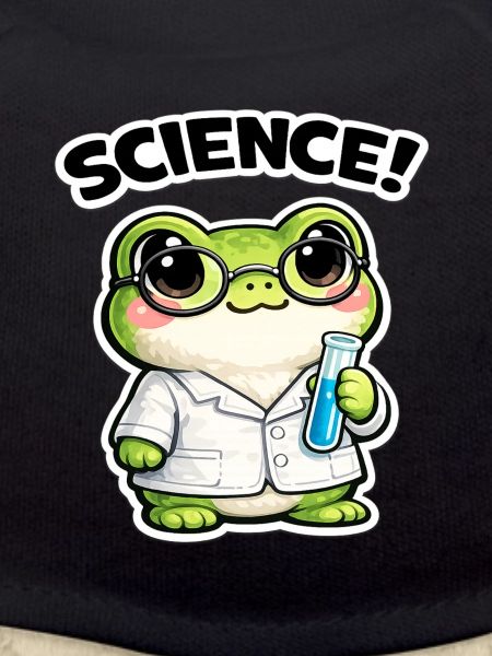 Wissenschaftsfrosch mit Brille
