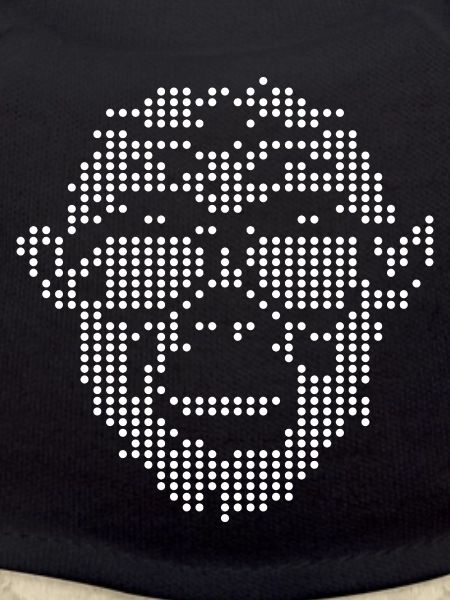 Monkey with Sunglass Pixel design