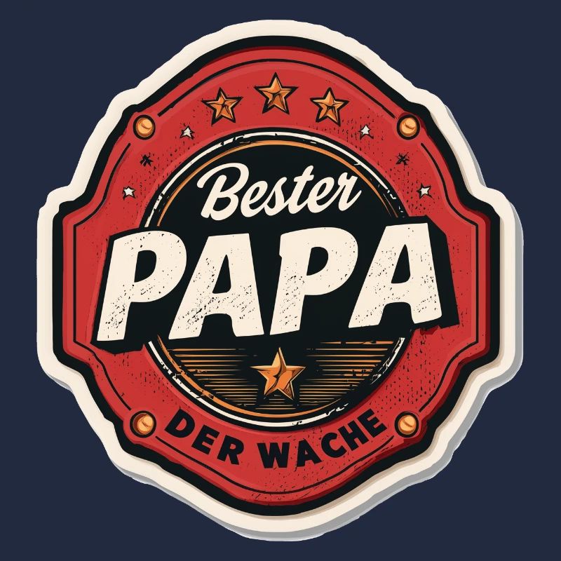 Feuerwehr Papa Bester Papa der Wache Geschenk