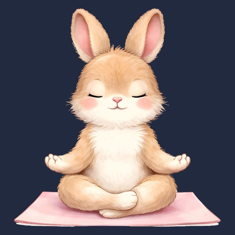 Description du lapin méditant dans le yoga