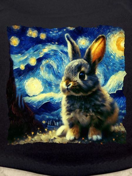 Starry sky style rabbit