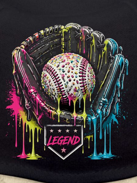 Baseball Handschuh Legend Bunt Grafik