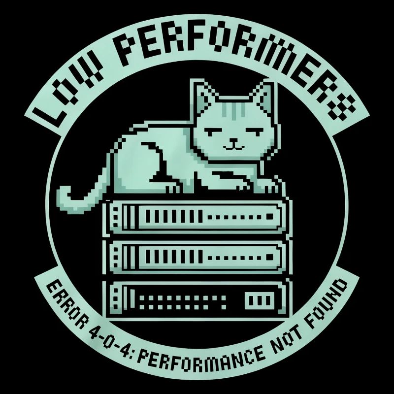 Low Performers Cat Server Pixel Art