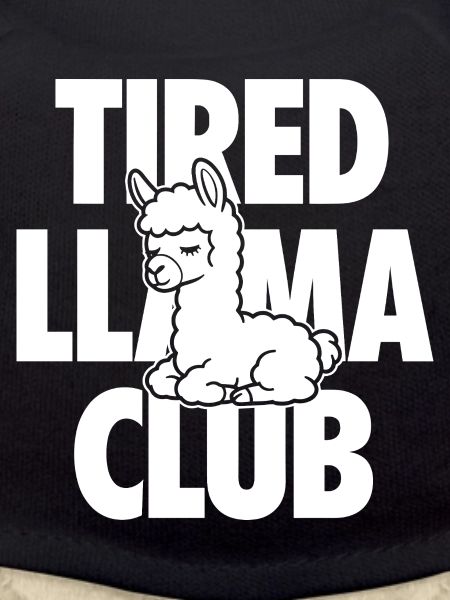 Tired Llama Club müdes Lama