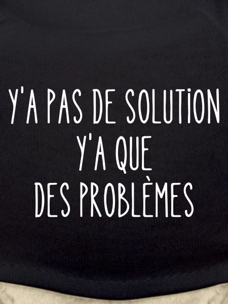 y a pas de solution