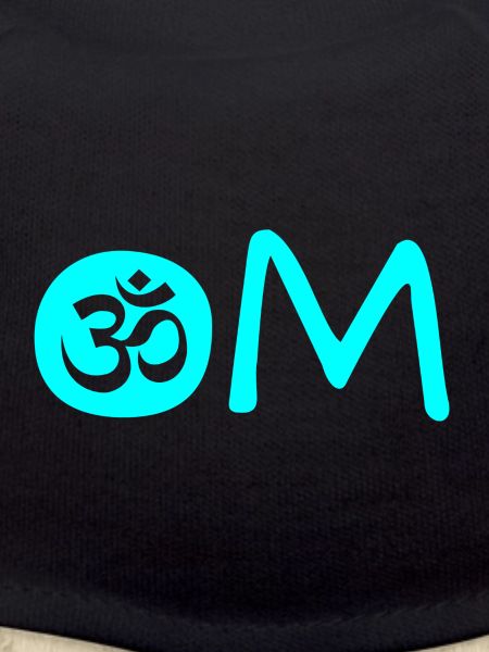 Om Chakra blau