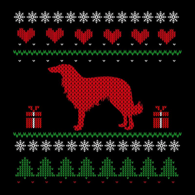 Noël laide Noël Barzoï Lévrier