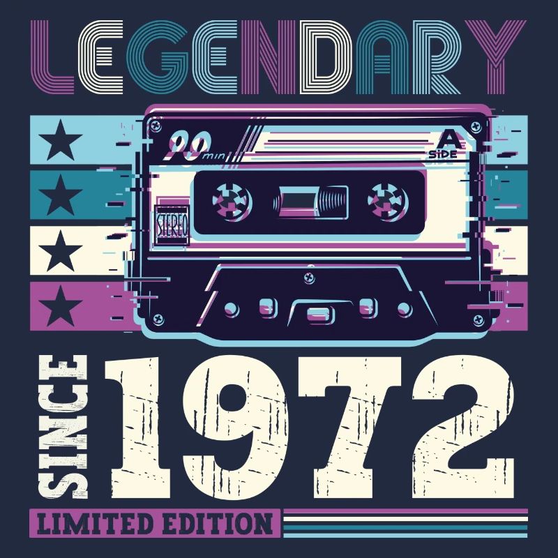 Legendary 1972 50th Birthday Gift Men - Fun