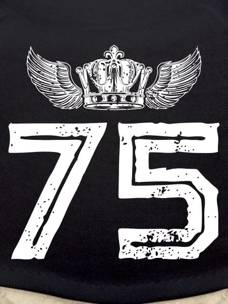 75 Number crown