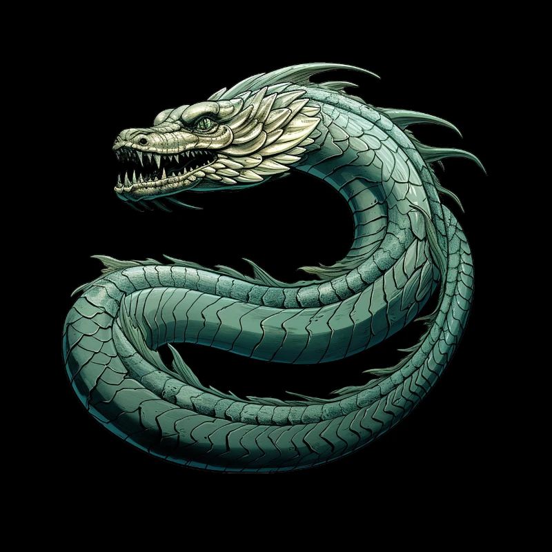 Die Midgardschlange Jormungandr