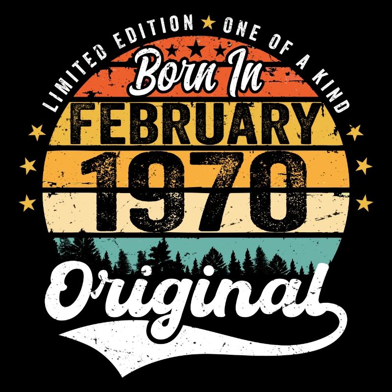 Né en février 1970 - cadeau d'anniversaire