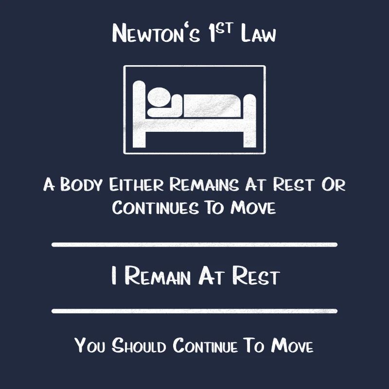 Newton's Gesetz, oder so ähnlich..