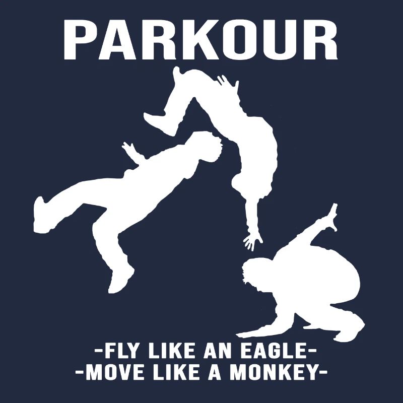 Parkour freerunning obstacle course