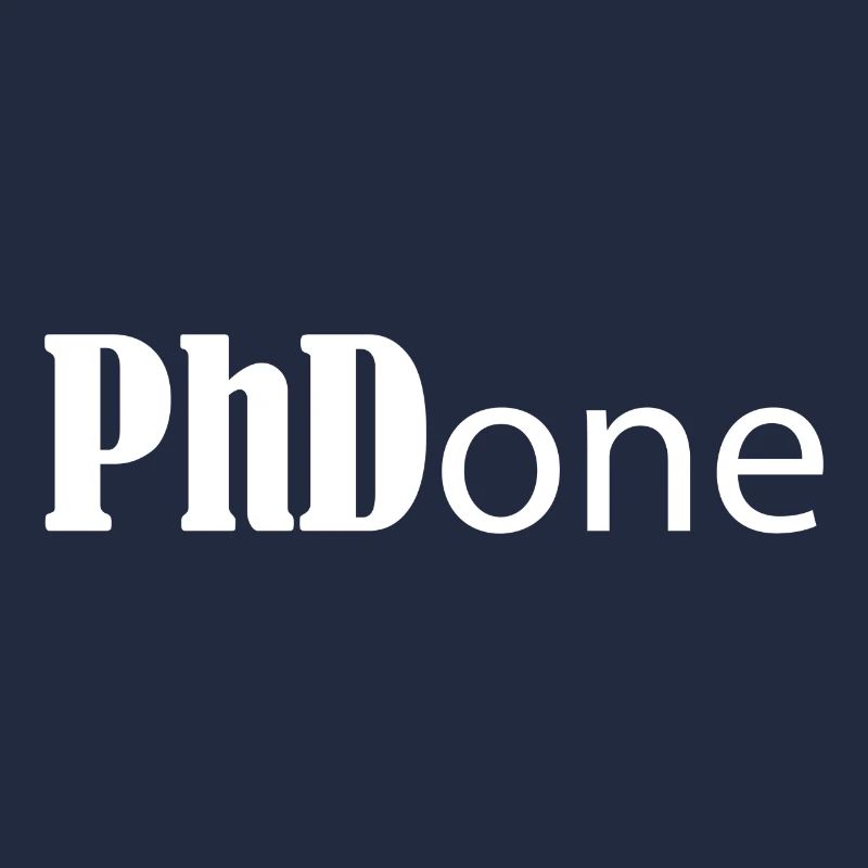 Phdone Phd Done cadeau de remise des diplômes
