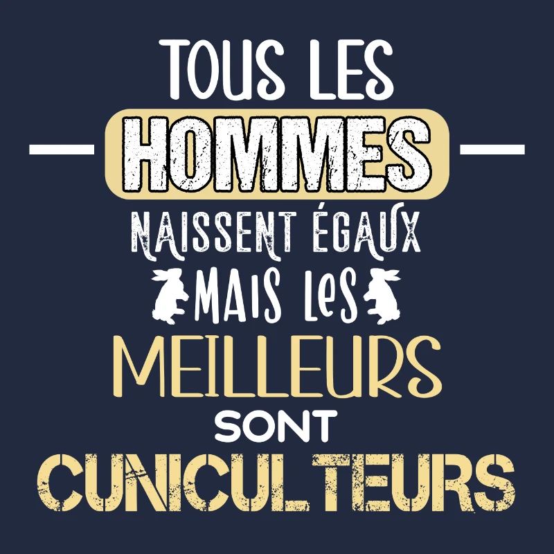 Cuniculteurs humour métier, élevage de lapin