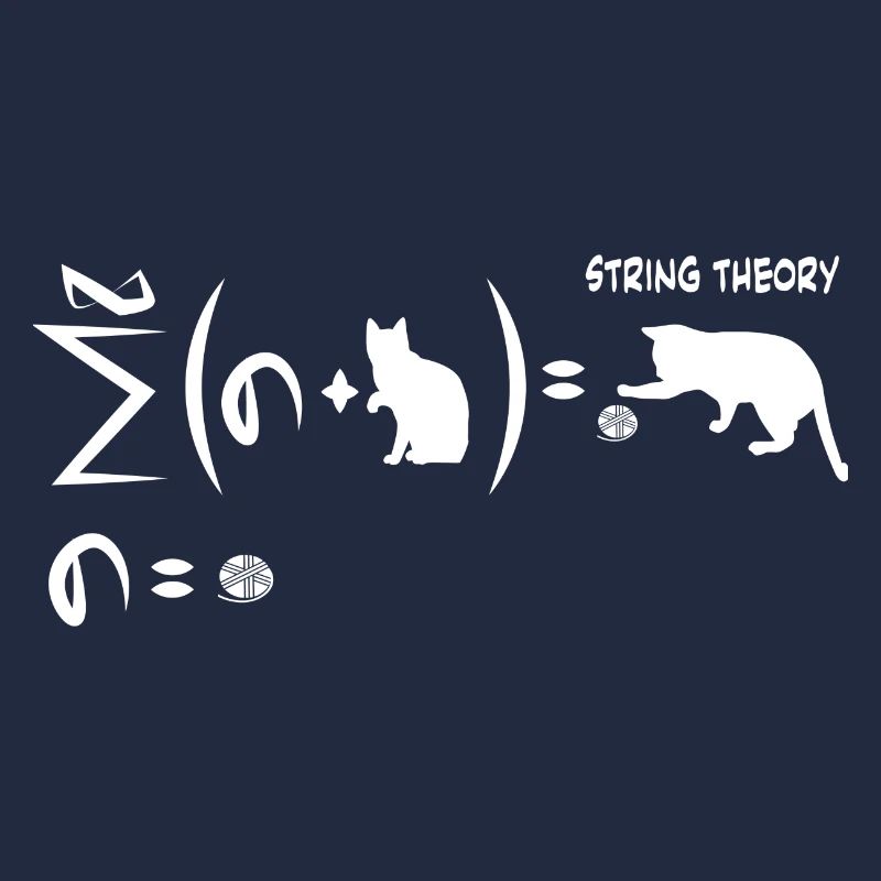 String theory Geschenk Katze Haustiere