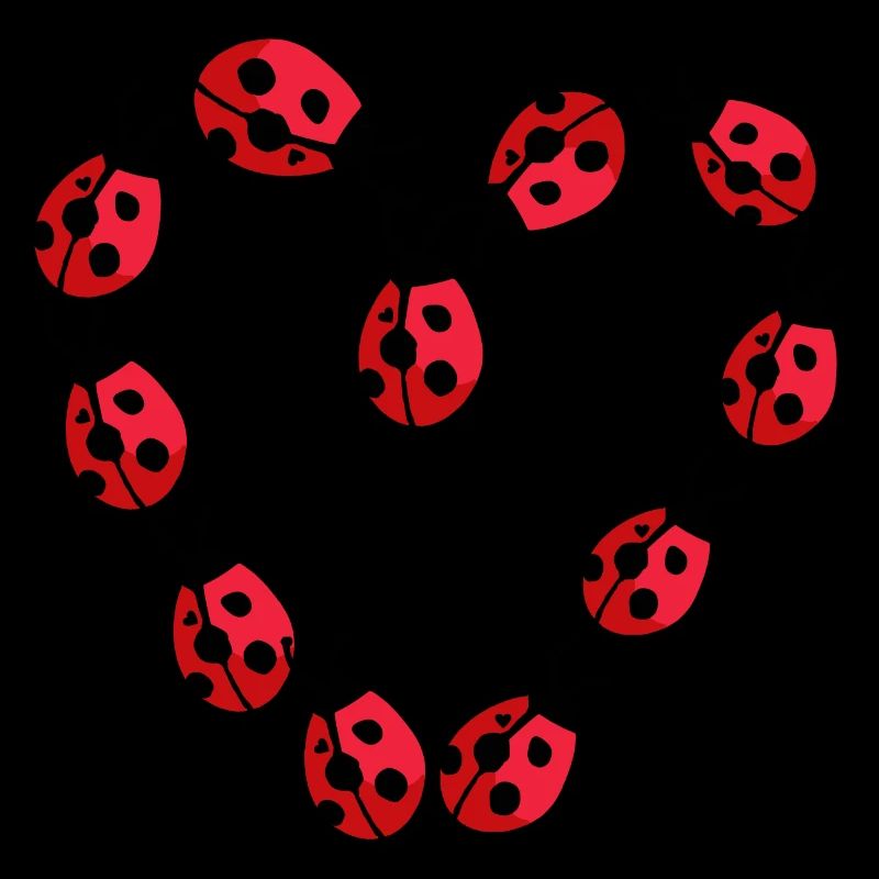 Ladybug Lucky Beetle Heart