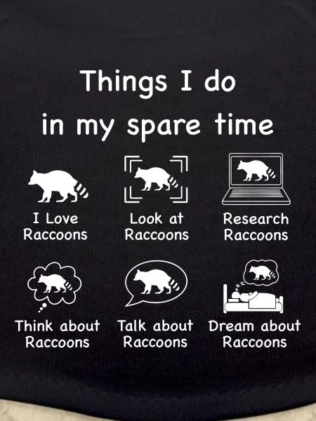 Raccoon lovers (white)