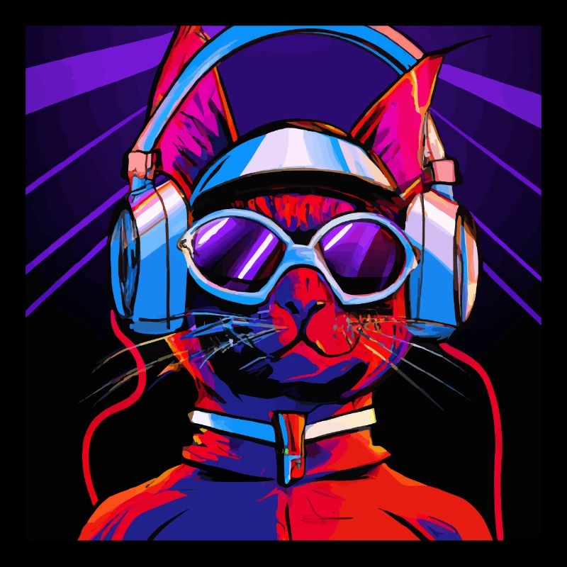"cat music" Katze, Comic-Cover