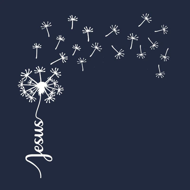 Jesus Dandelion design