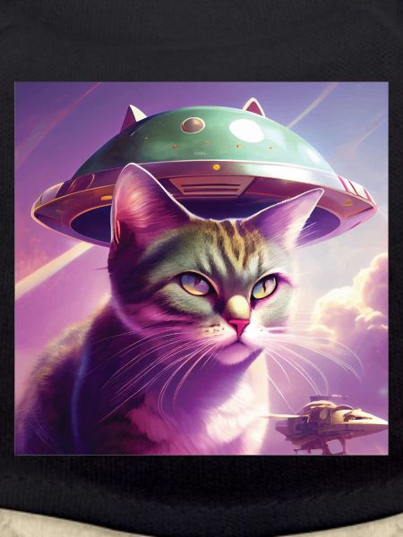 Cat Alien Spaceship