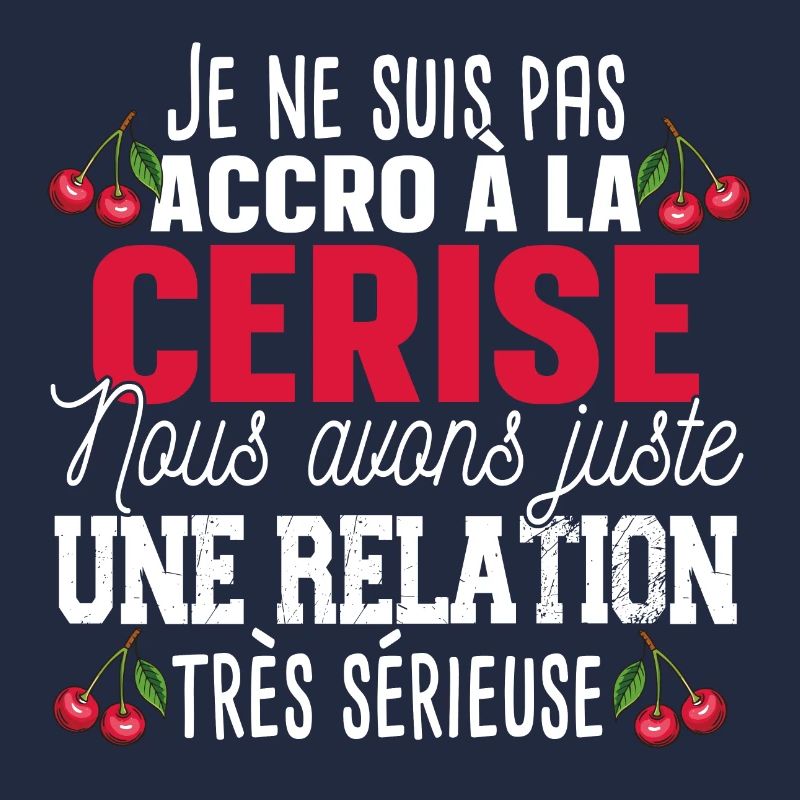 Cerise Fruit Relation Cadeau Humour Rouge
