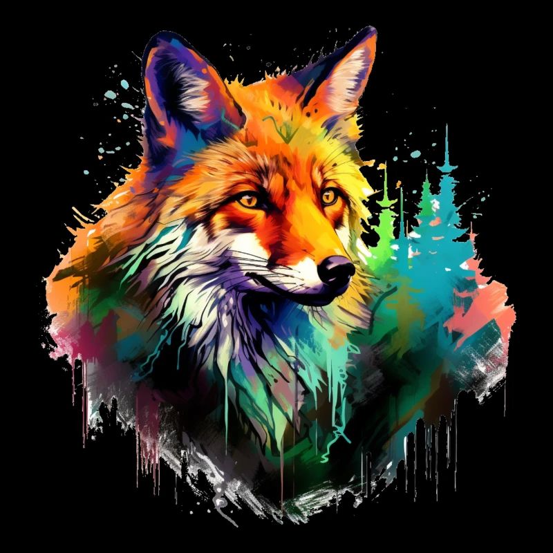 Aquarell Fuchs, Fuchs