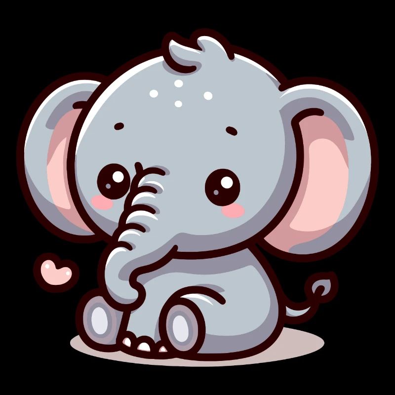 ELEFANT TIER BABY NIEDLICH KLEIN KIND GESCHENKIDEE
