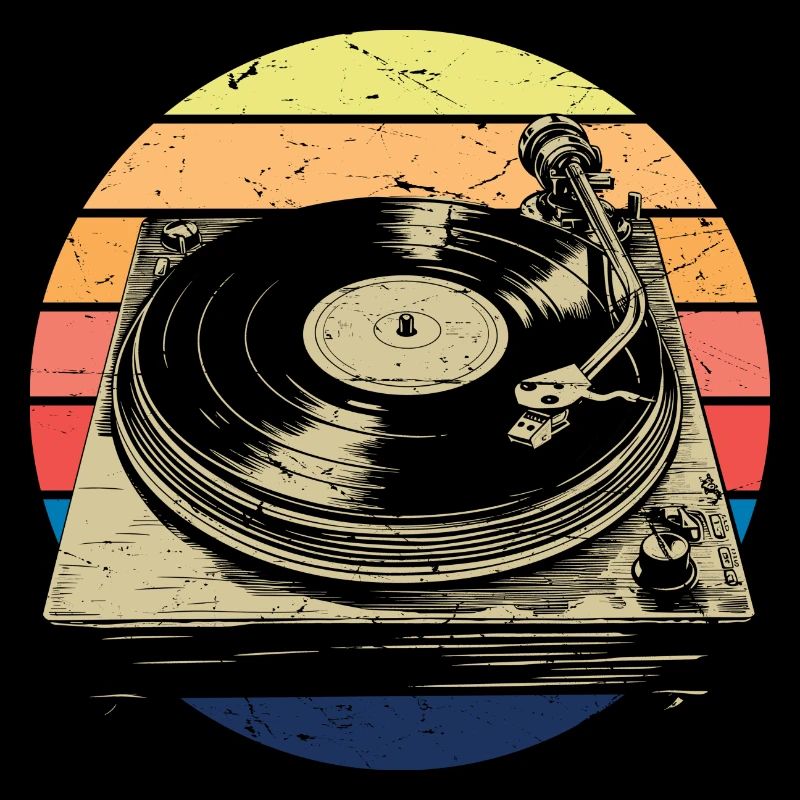 vinyle vinyle musique platine rétro