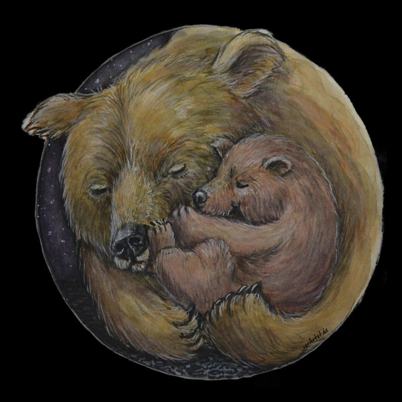 Bear Mum with Baby Bear - Security - Gift