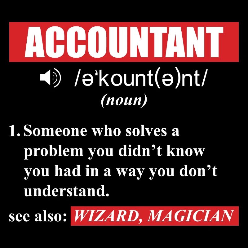 Funny Accountant Definition - See Also Wizard