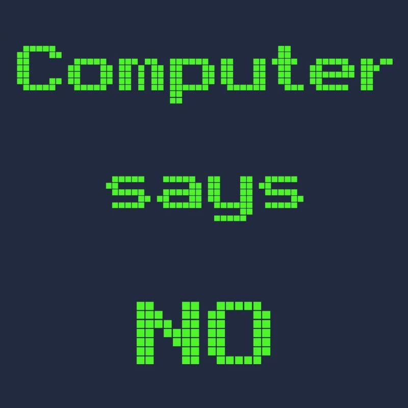 Computer sagt nein