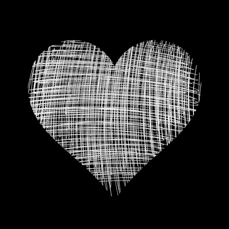 white heart weißes Herz